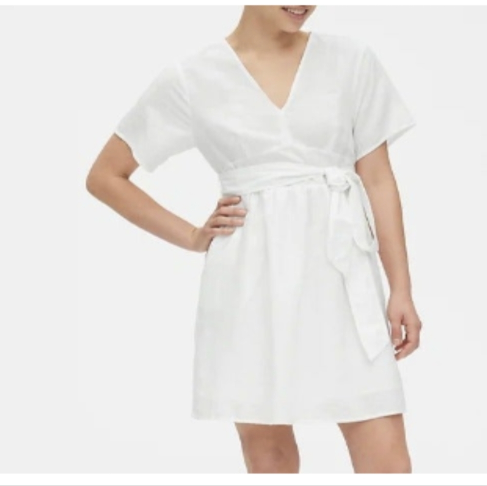 GAP | Linen Kimono Sleeve Dress